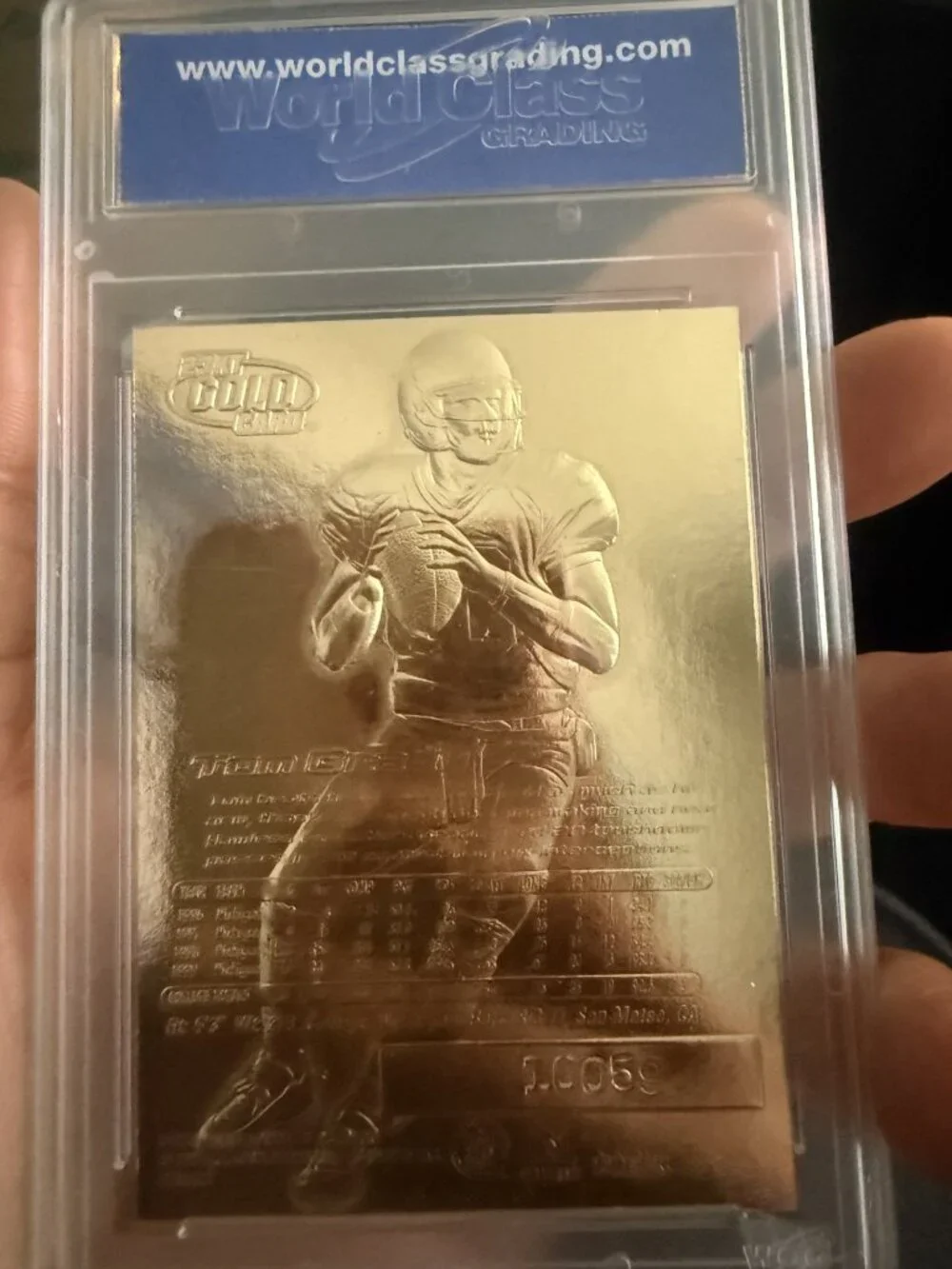 TOM BRADY 2000 FLEER ULTRA Signature GEM-MT 10 23KT GOLD HOLOGRAPHIC ROOKIE CARD